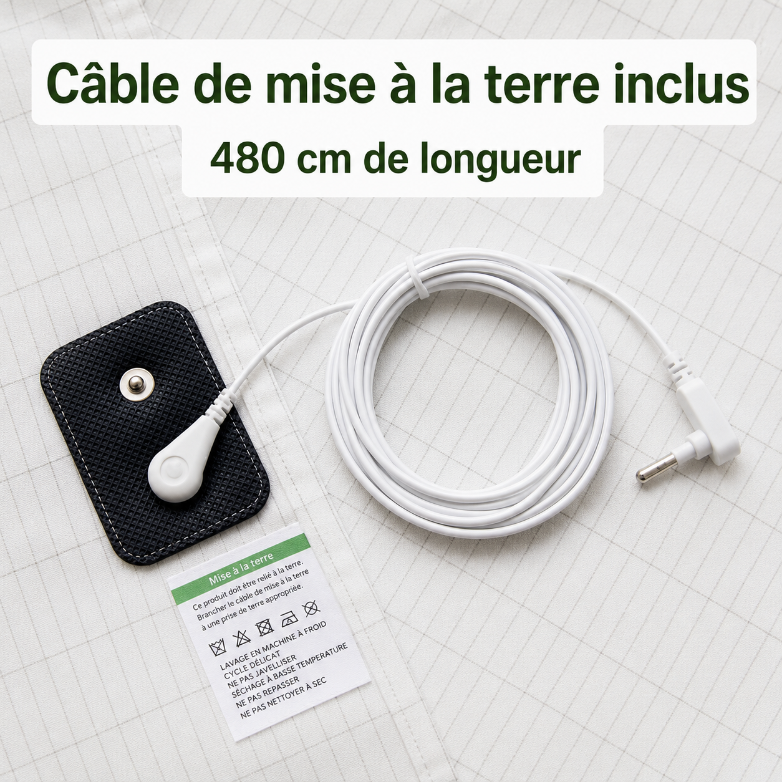 Drap de mise à la terre